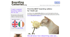 Desktop Screenshot of boardingcatteries.org