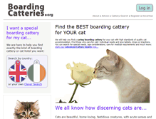 Tablet Screenshot of boardingcatteries.org
